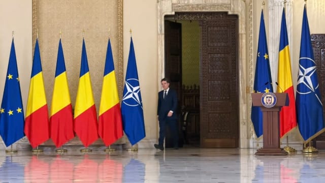 Cornel Olendraru, fost director Dacia, în timpul unei conferințe