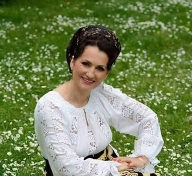 Maria Milu Sorescu în studio la Radio Timișoara