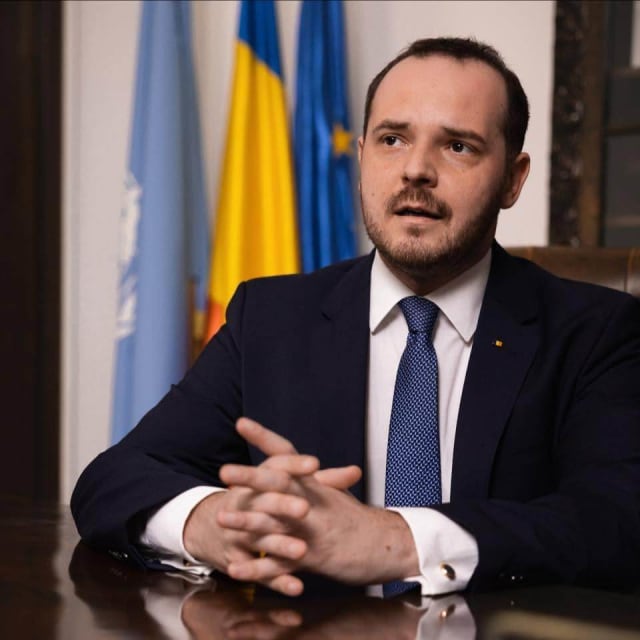 ministrul Sănătății în timpul declarațiilor despre sistemul de sănătate