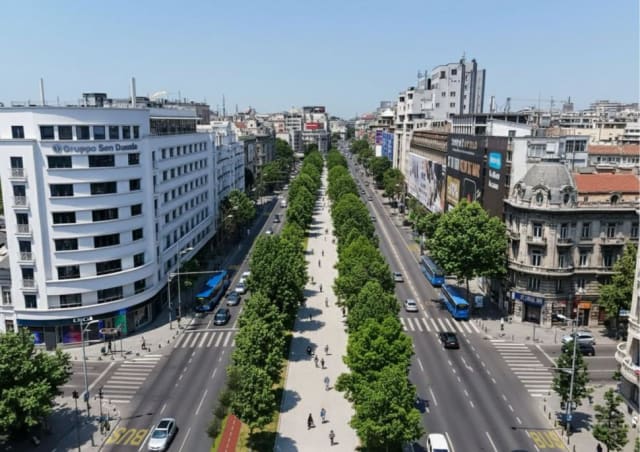trafic aglomerat în București, lucrări în desfășurare