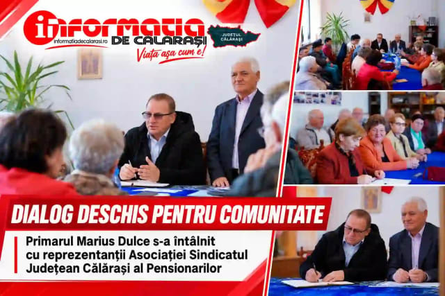 Primar și pensionari în discuție despre problemele orașului