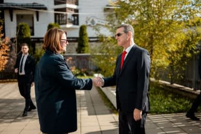 Ambasadorul Israelului vizitând Sighetu Marmației