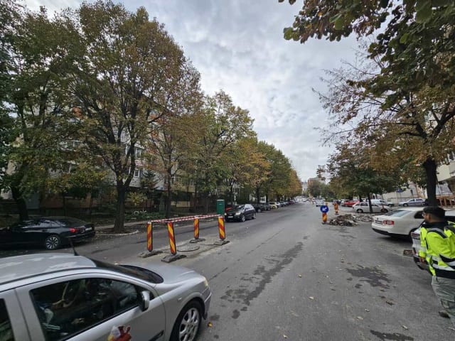 Lucrări de asfaltare pe strada Babadag din Tulcea