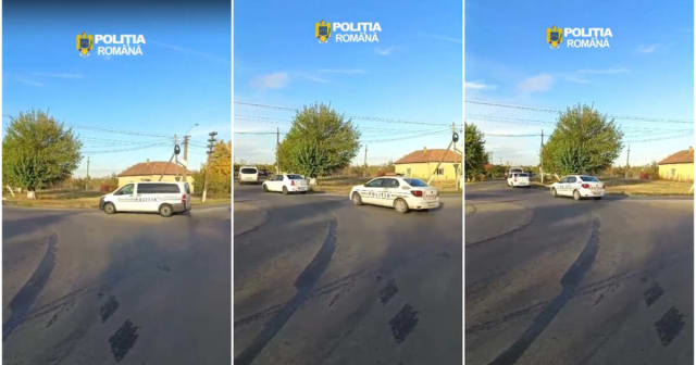 Polițiști în acțiune la razie