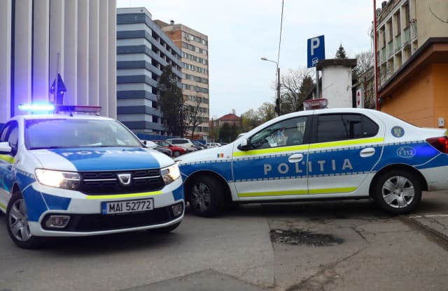 Polițiști în acțiune în Arad