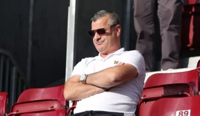 Neluțu Varga la meciul CFR Cluj