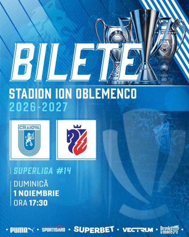 FC U Craiova meci pe teren propriu