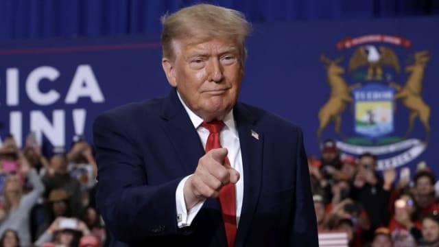 Donald Trump la o conferință de presă