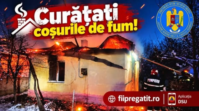 coș de fum curat
