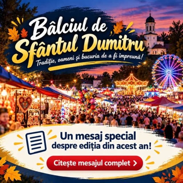 Bâlciul de Sfântul Dumitru din Bolintin-Vale, mulțime de vizitatori