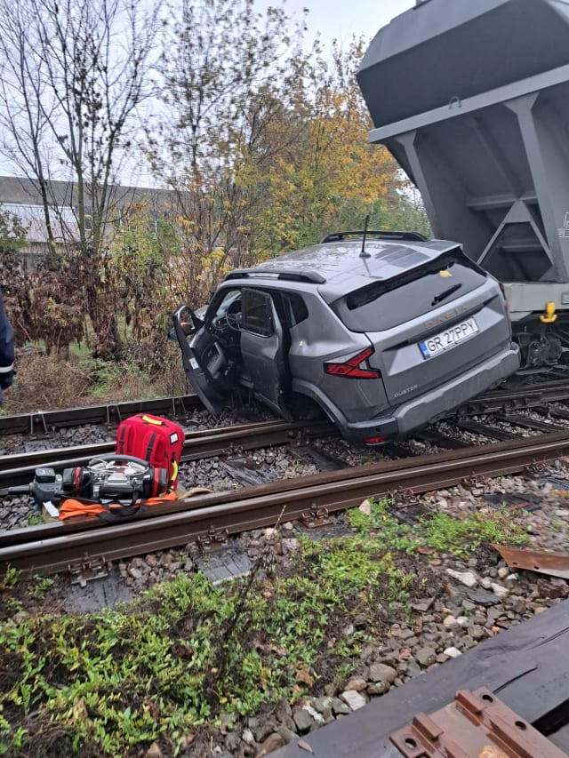 Accident feroviar pe podul Giurgiu-Ruse