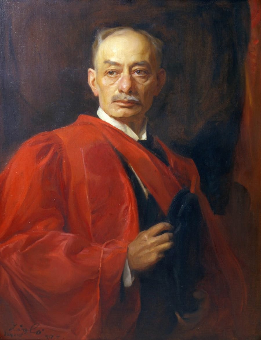 Walter Hines Page, oil portrait by Philip de László, London, 1917