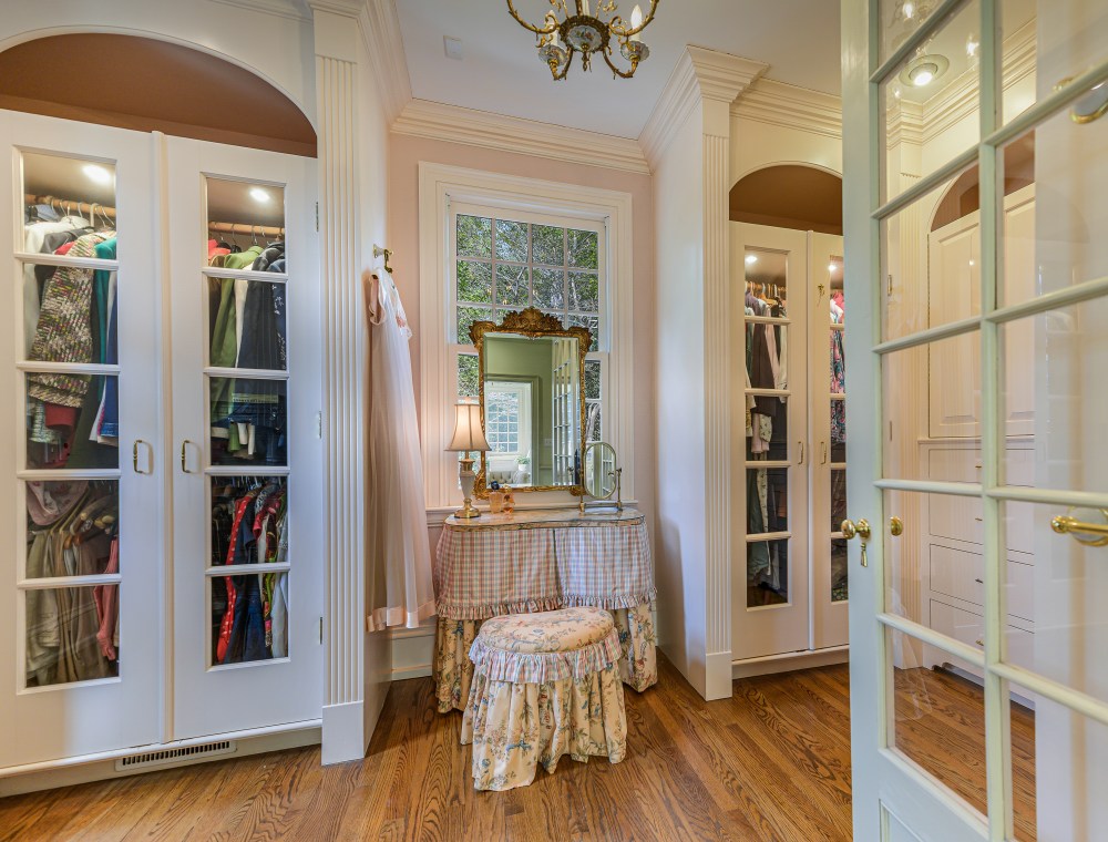 The dressing room