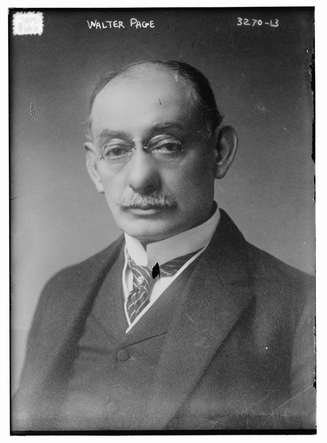 Walter Hines Page, press portrait, c. 1913