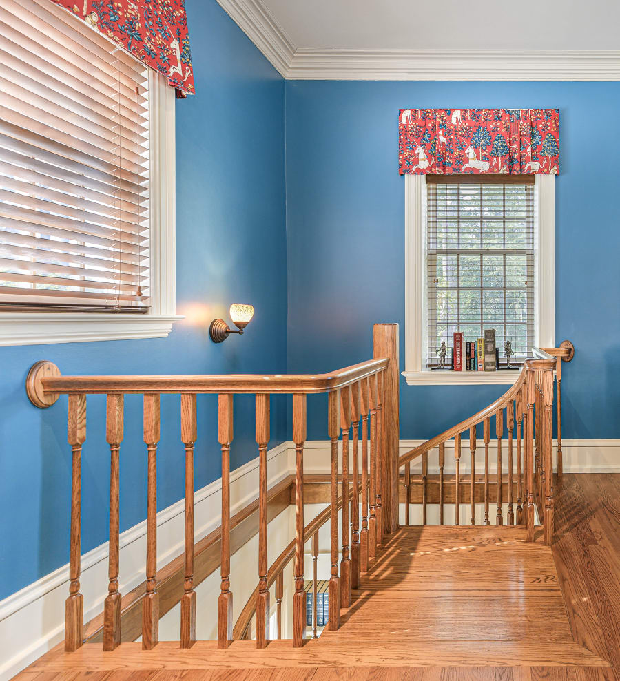 Den spiral staircase