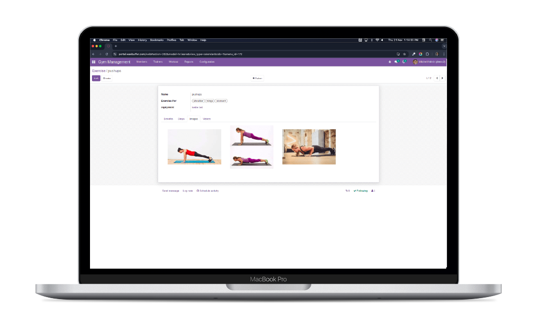 Gym Management Dashboard