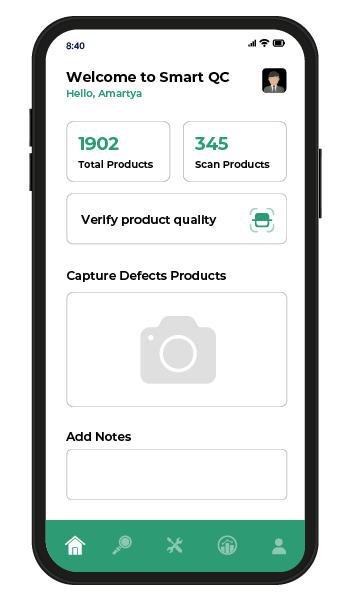 Quality Check Mobile Screens