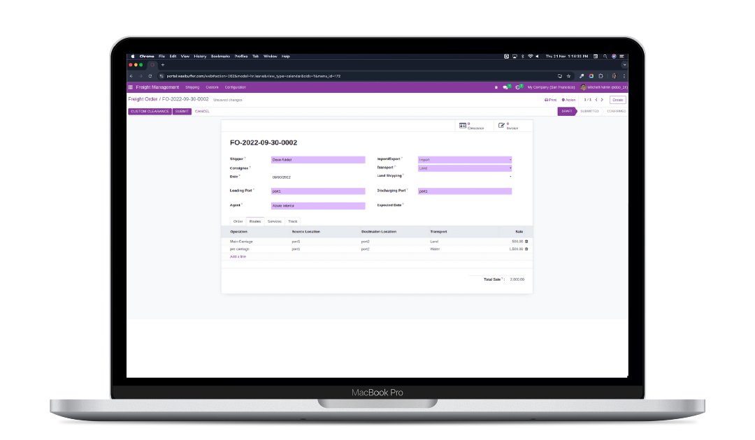 Yacht Management Dashboard