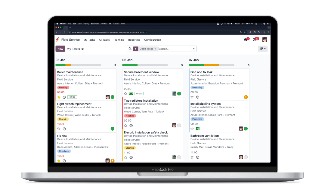 Yacht Management Dashboard
