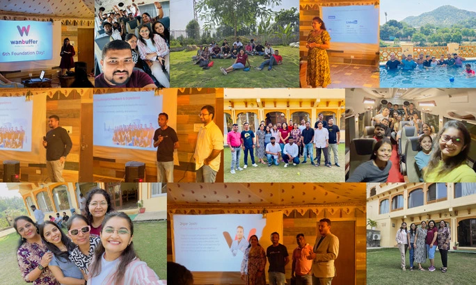 Team outing during Wanbuffer’s Udaipur trip