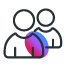Visual showing customer focus concept