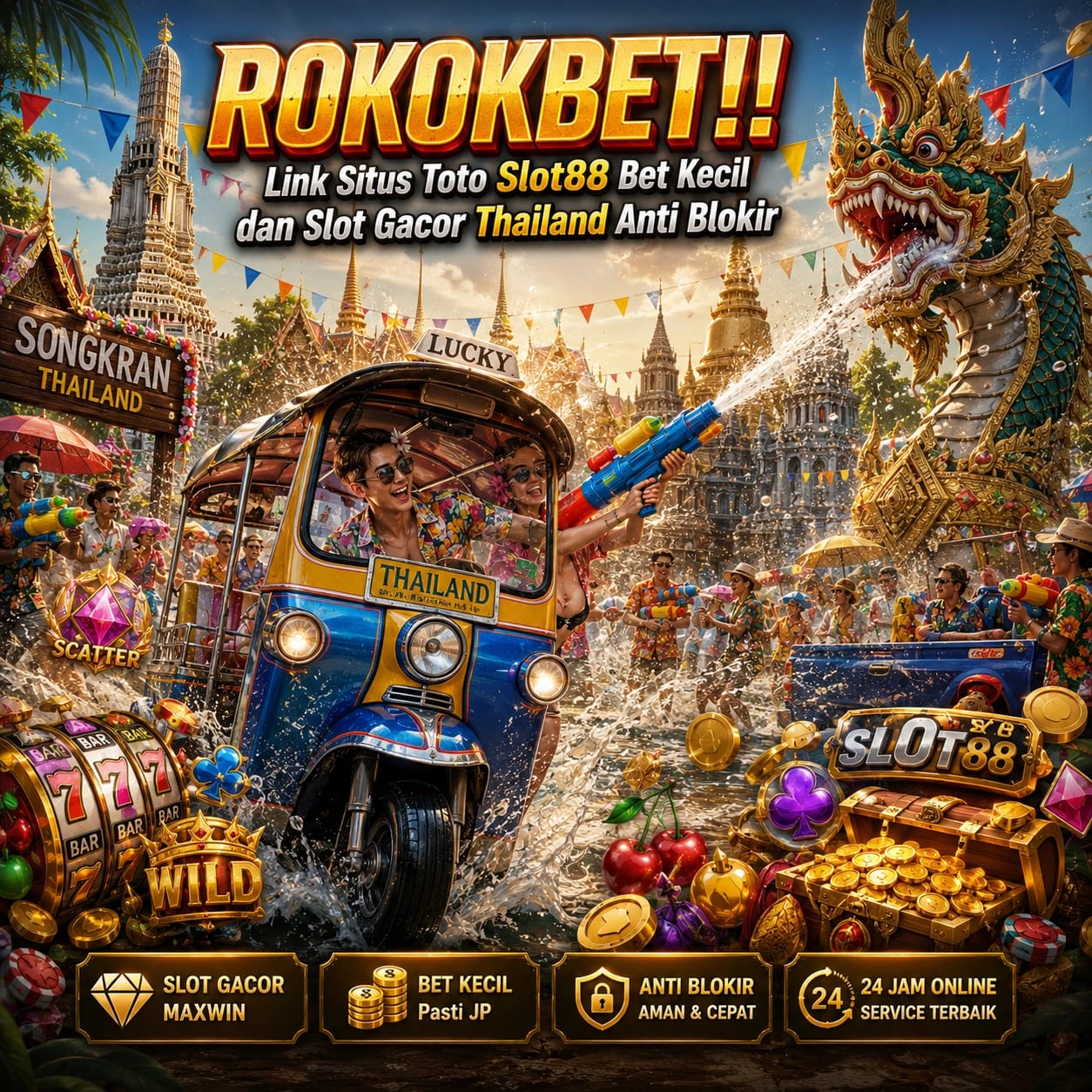 ROKOKBET!! Link Situs Toto Slot88 Gacor Depoo Qris 10k Anti Blokir