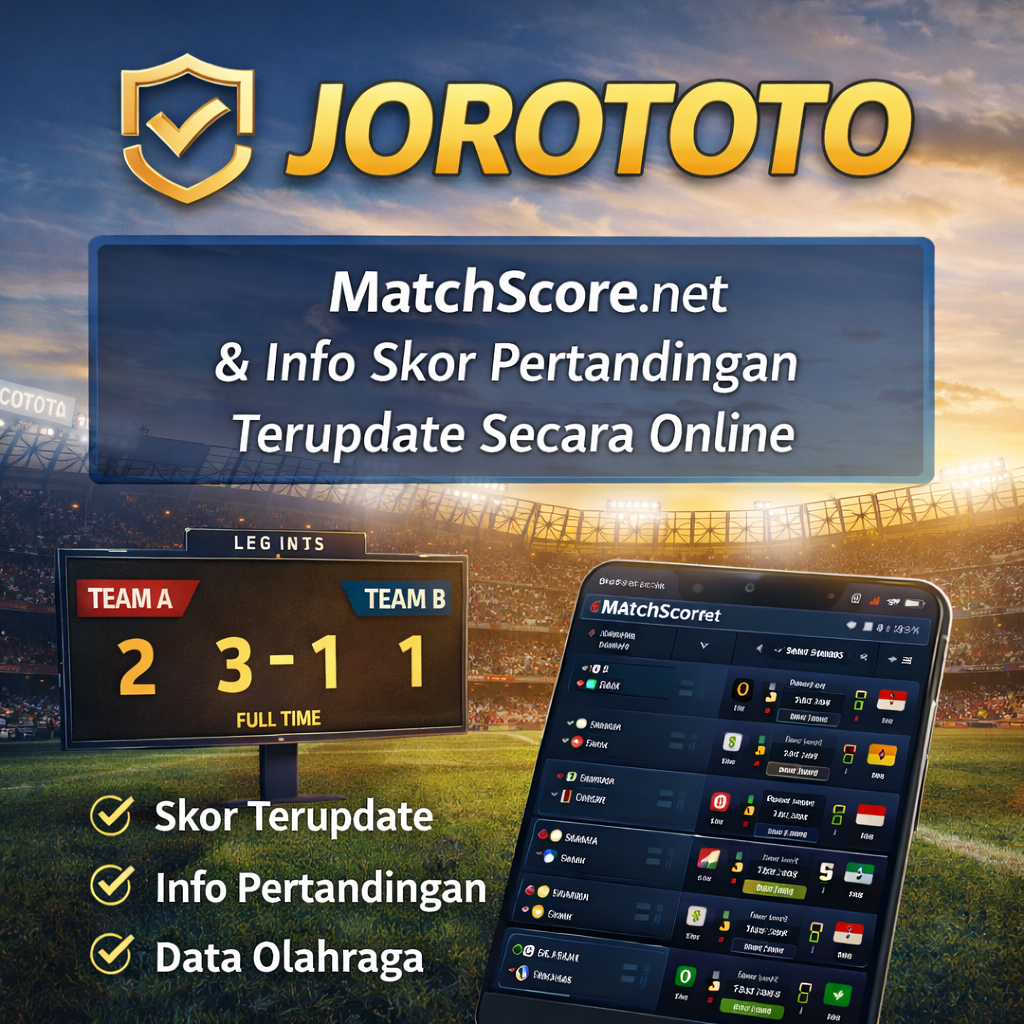 JOROTOTO – MatchScore & Info Skor Pertandingan Terupdate Secara Online image 1