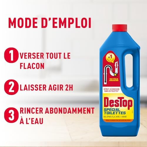 Vue 5 de Destop Gel Deboucheur Special