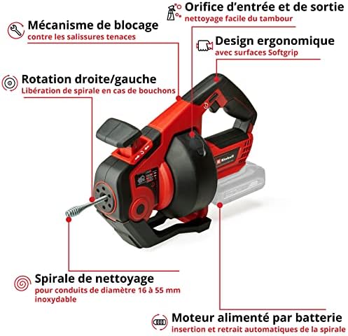 Vue 3 de Einhell Furet Deboucheur De