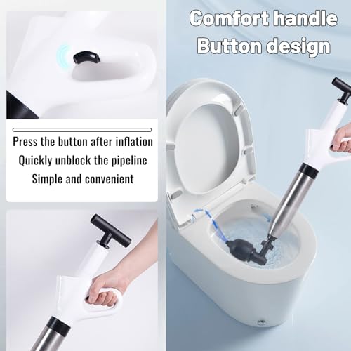 Vue 3 de Deboucheur Wc Puissant Deboucheur