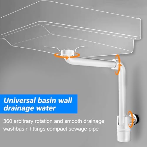 Vue 4 de Siphon Lavabo Set Installation