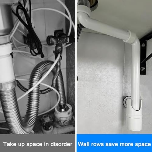 Vue 6 de Siphon Lavabo Set Installation