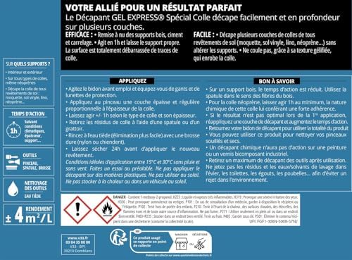 Vue 2 de Decapant Gel Express