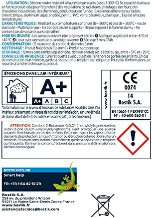 Vue 2 de Bostik Siltemperature Mastic