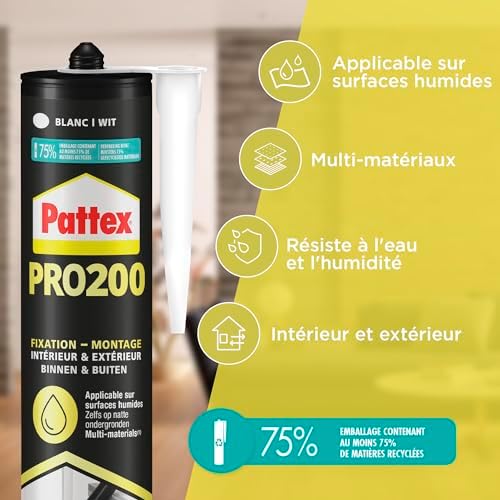 Vue 5 de Pattex Colle Fixation Pro