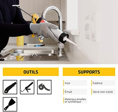 Vue 6 de Sika Mastic Silicone Sanitaire
