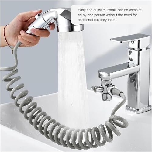 Vue 2 de Flexible De Douche Telescopique