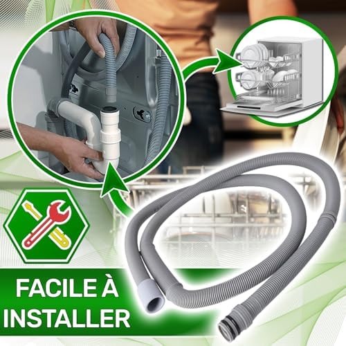 Vue 5 de Tuyau Evacuation Lave Vaisselle