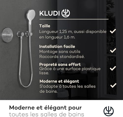 Vue 4 de Kludix Flexible De Douche