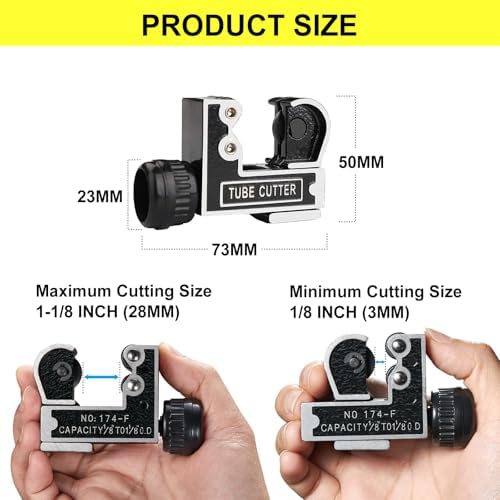 Vue 3 de Mini Coupetube Cuivre Mm