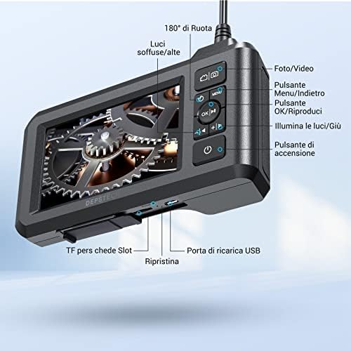 Vue 6 de Depstech Camera Endoscope