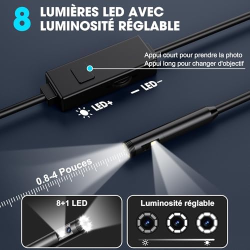 Vue 5 de Oneamg Camera Dinspection Endoscopique