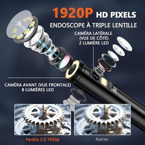 Vue 3 de Ferdiiz Camera Endoscopique Ecran