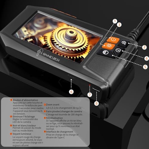 Vue 6 de Ennovor Camera Endoscopique