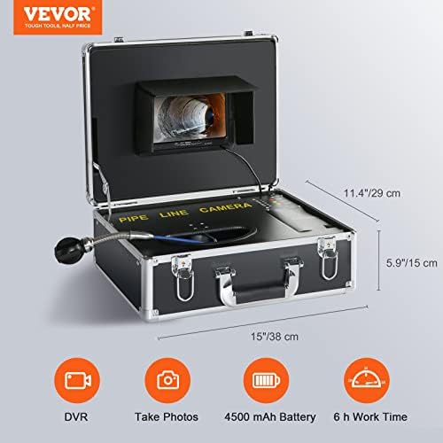 Vue 7 de Vevor Camera Inspection Canalisation