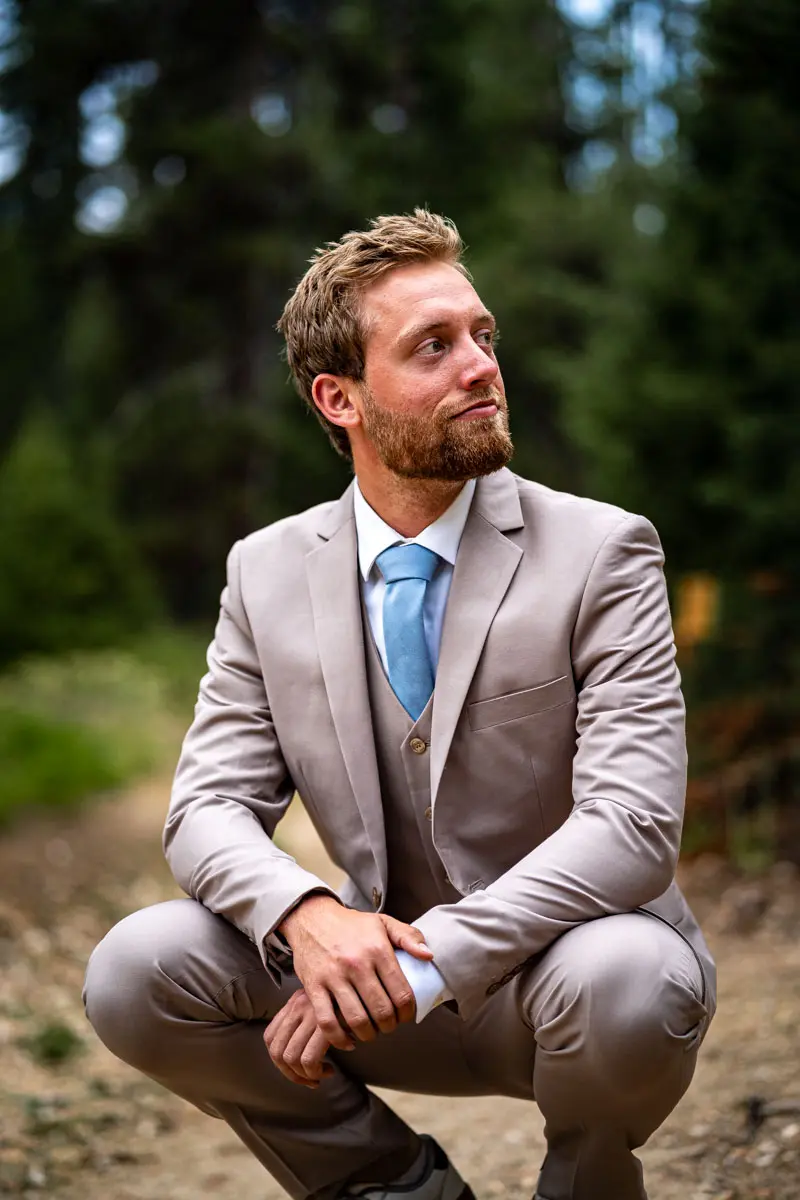 Portraits of Man in Boise National Forest | IK Photography: Portraits Photoshoot