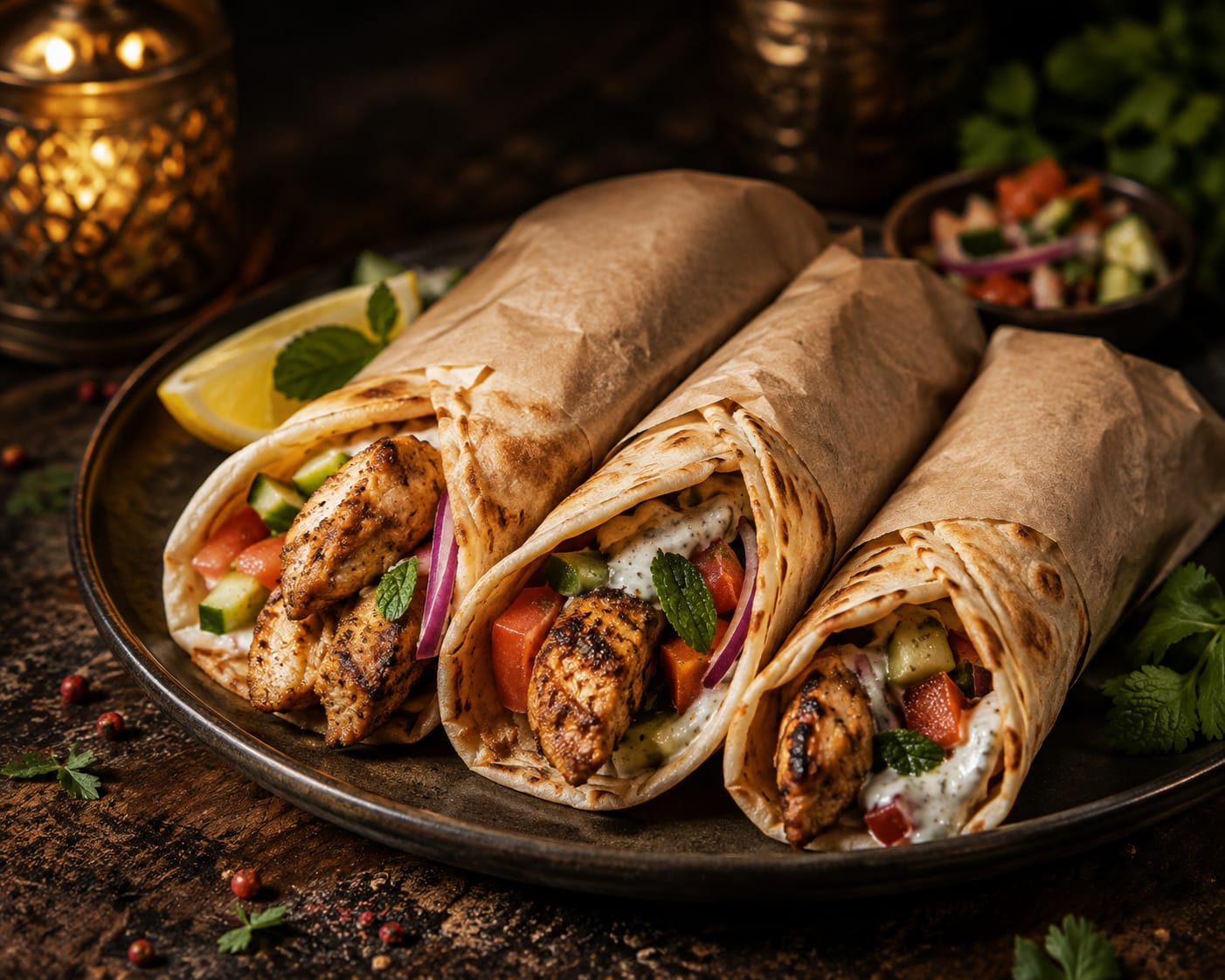 Chicken Kebab Wrap