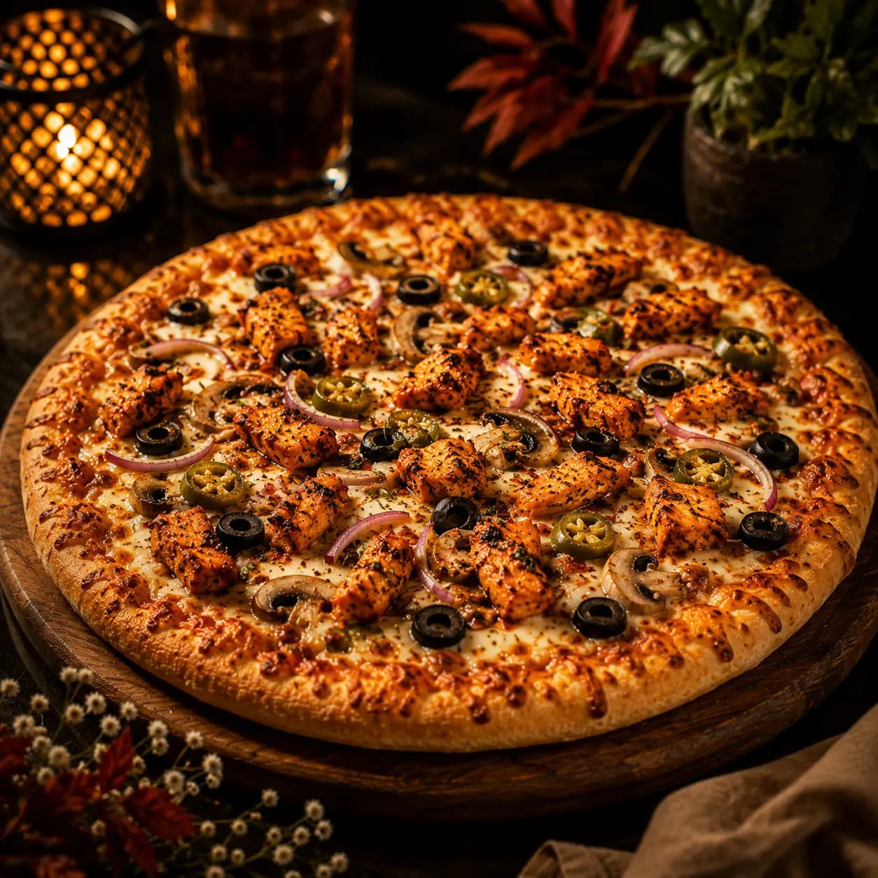 Peri Peri Chicken Pizza