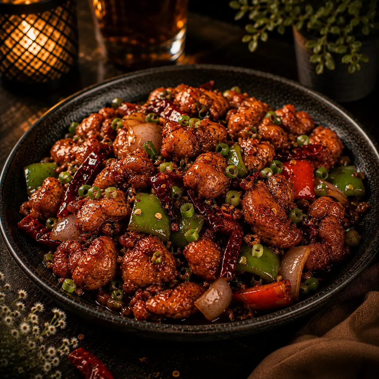 Schezwan Chicken Dry
