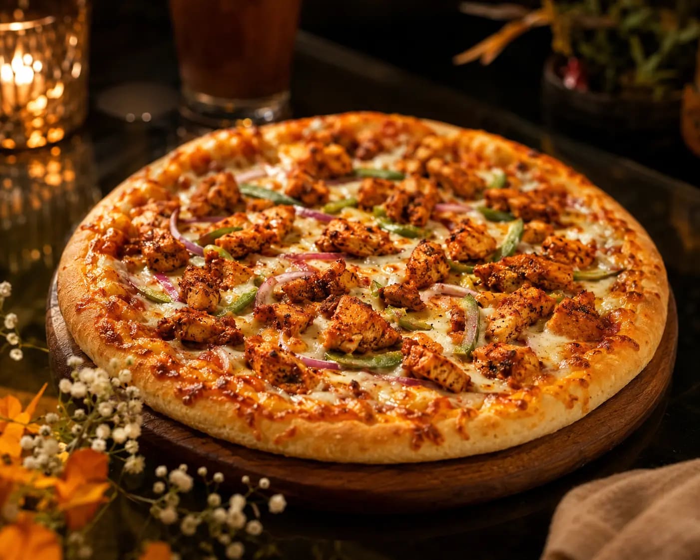Spicy Chicken Pizza